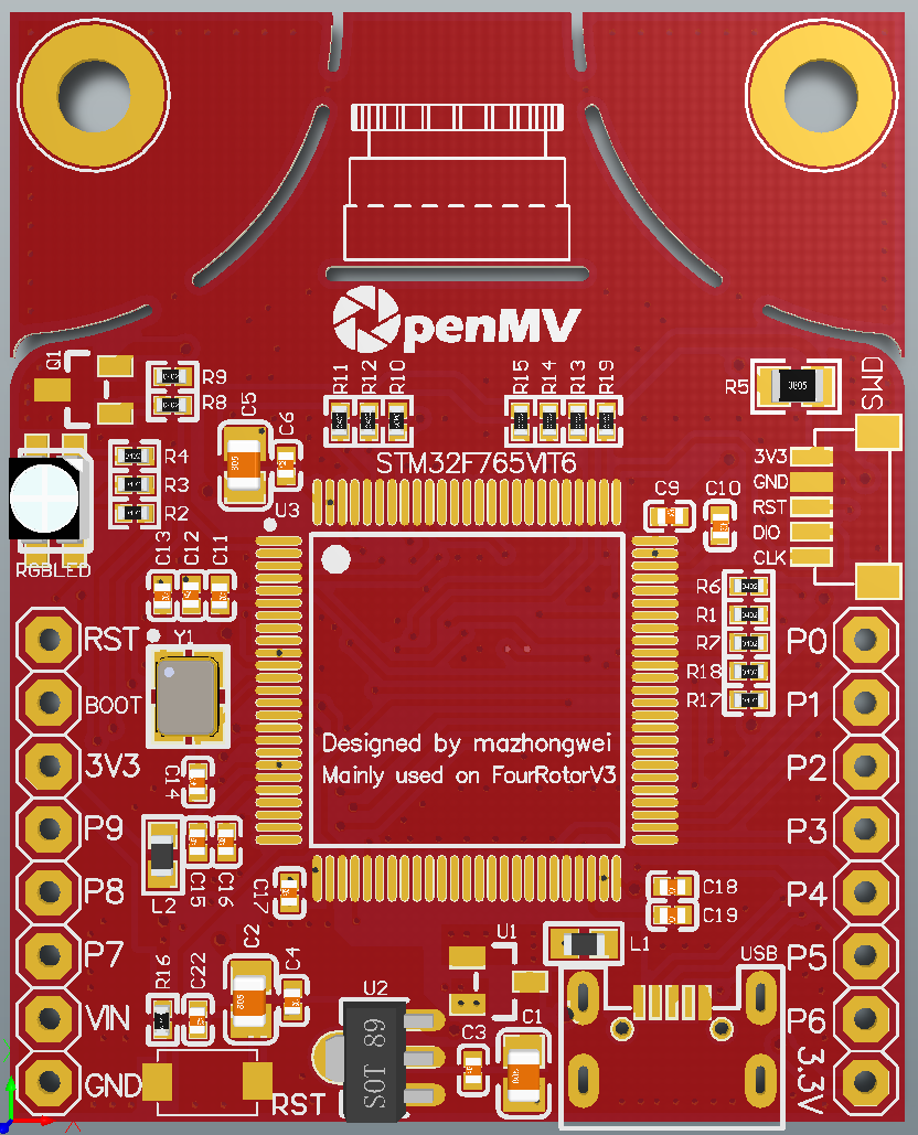 OpenMV3改版机器视觉模组