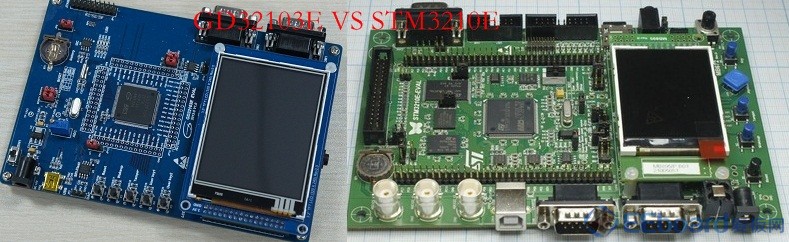 GD32103e VS STM32103e.jpg