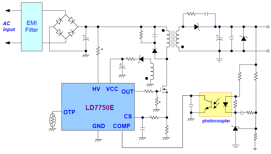 典型应用LD7750EGR